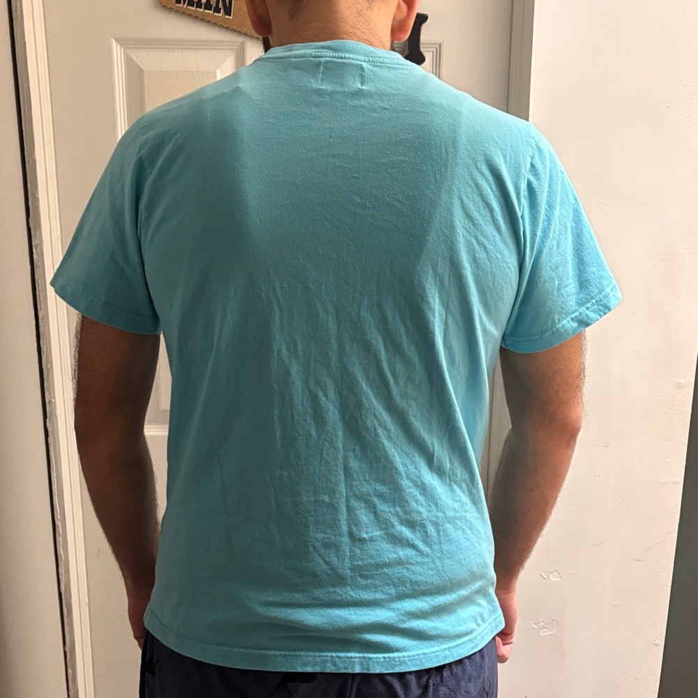 Disney Large Light Blue Stitch Mens T-Shirt - Picture 2 of 4